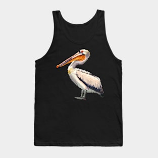 Pixelated Pelican Artistry Tank Top